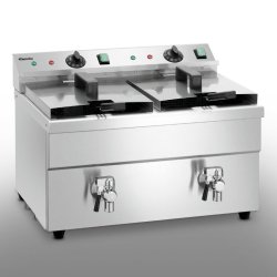 Freidora inducción 2 cubas 8L - IF8LX2