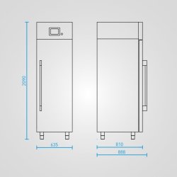 Armario fermentación controlada (900L.) FL900B