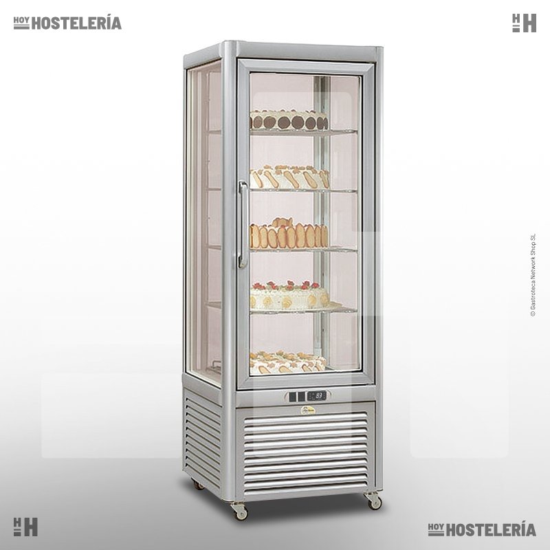 Vitrina vertical dual 4 caras PRISMA 400-PF-COMBI