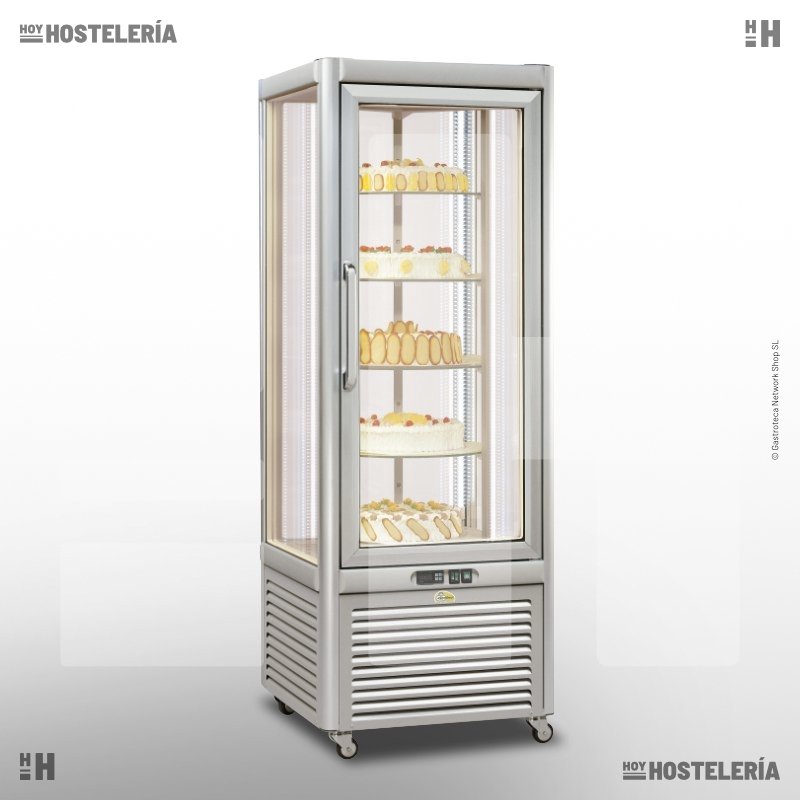 Vitrina pastelera giratoria dual congelación-refrigeración PRISMA400 COMBI-PG