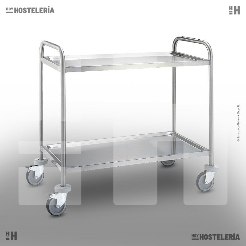 Carro de servicio reforzado 2 niveles 100x60 CER-1062