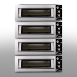 Horno pizza eléctrico modular STZ433. Apilable hasta 4 niveles