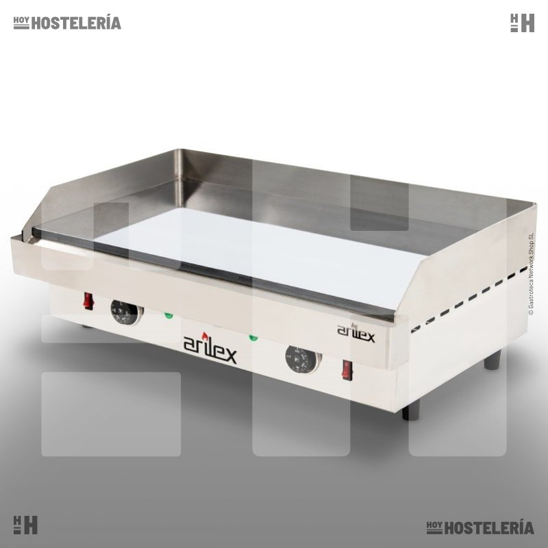 Plancha eléctrica 80x40 cromo duro 80-PEC