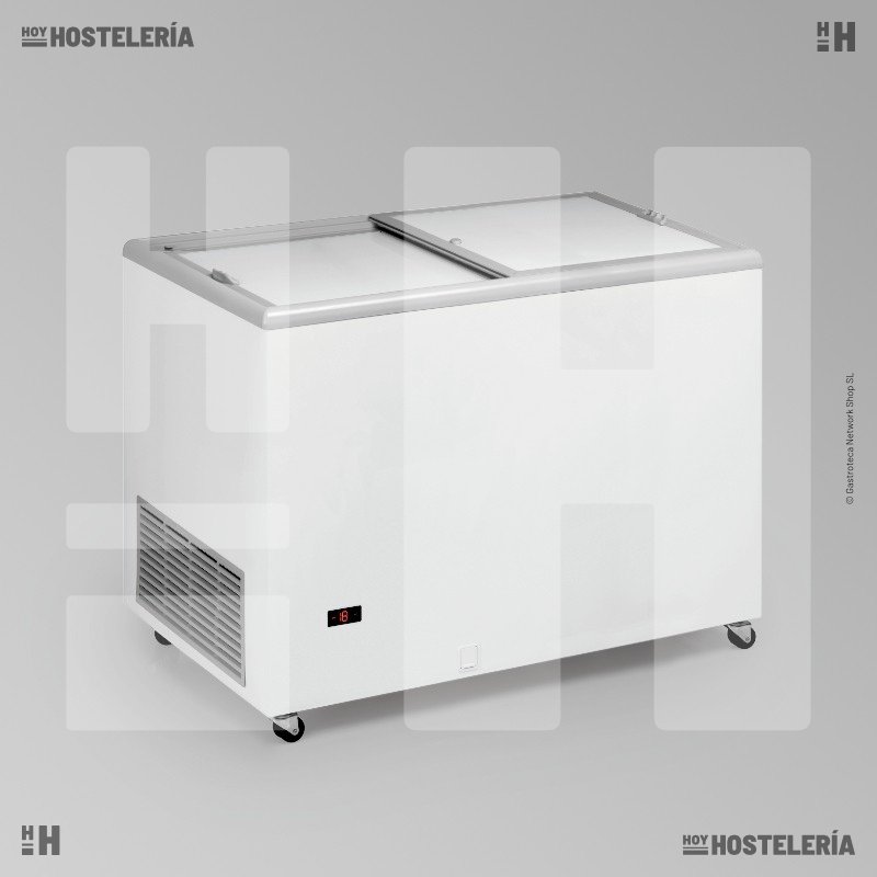 Arcón congelador heladería 304L. puertas ciegas deslizantes - TOS300