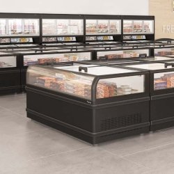 Cabecera de isla de congelación con ventana frontal CLS 2100 CB