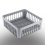 Cesta universal 500x500 mm para lavavajillas