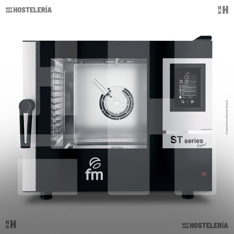 Horno eléctrico compacto 6 bandejas GN1/1, control táctil- STC611V5W