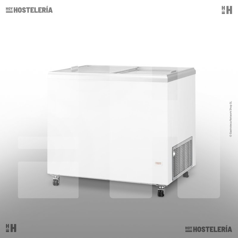 Arcón congelador heladería 100cm. tapas cristal - CHV290