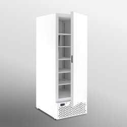 Armario congelación heladería GELOBOX-BLANCO. Abierto