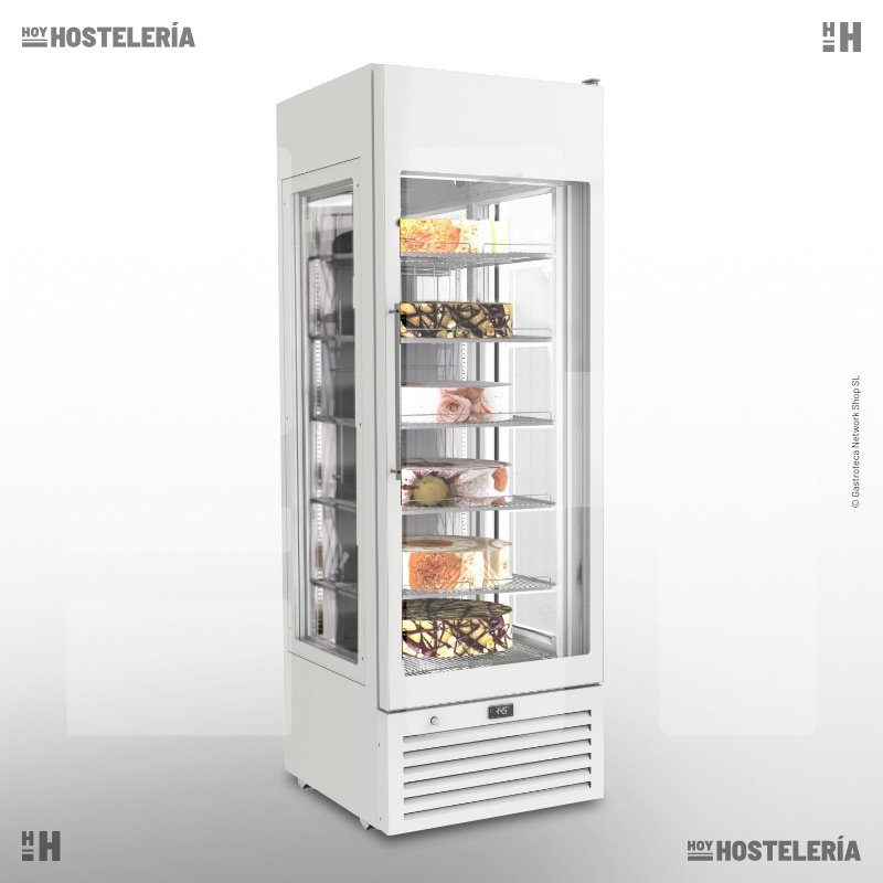 Vitrina refrigeración 3 caras VENERE-PS Blanca