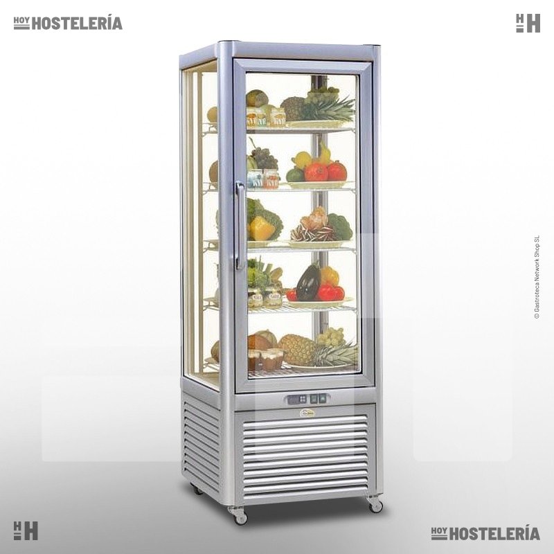 Vitrina pastelería refrigerada 4 caras PRISMA 400 TNV-PF