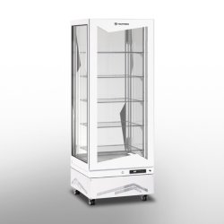 Vitrina refrigerada 4 caras MARILYN 450-Q-CIOCCO BLANCA