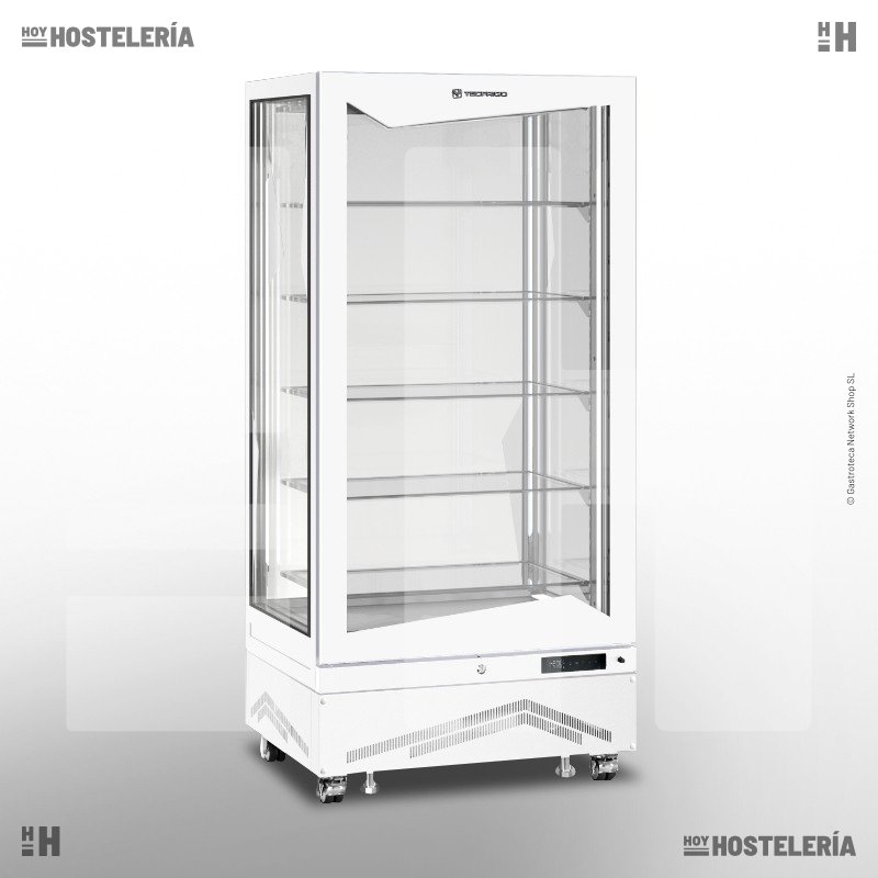 Vitrina refrigerada 4 caras MARILYN  650-Q-CIOCCO BLANCA