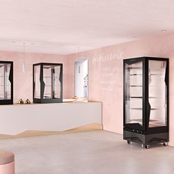 Vitrina refrigeración 4 caras serie MARILYN. Ambiente