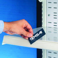 Estantes con portaprecios