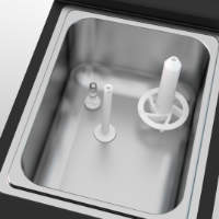 Depósito refrigerado con agitador y sensor de nivel