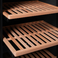 Estantes extraíbles de madera